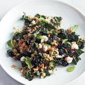 Kale and Farro Salad with Feta