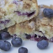 French Vanilla Blueberry Streusel Coffee Cake