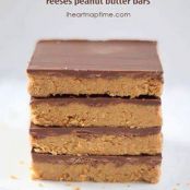 Reeses peanut butter- no bake bars