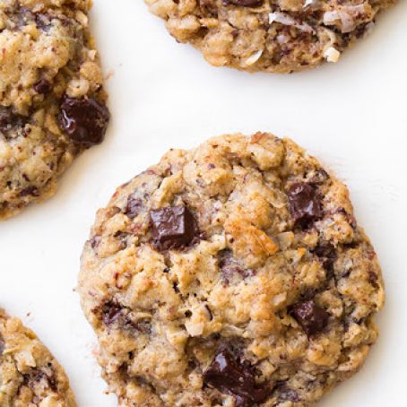 Oatmeal Coconut Almond Chocolate Chunk Cookies