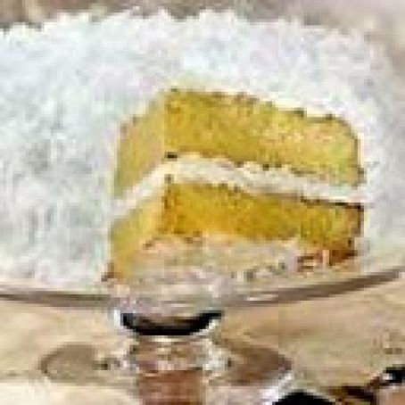 Classic ANGEL FLAKE Coconut Cake