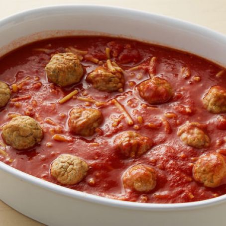 Meatball, Make-Ahead Spaghetti and Meatball Casserole