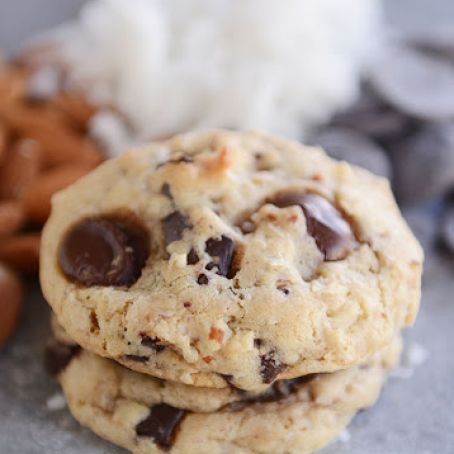Cookies: Almond Joy Chocolate Chip Cookies