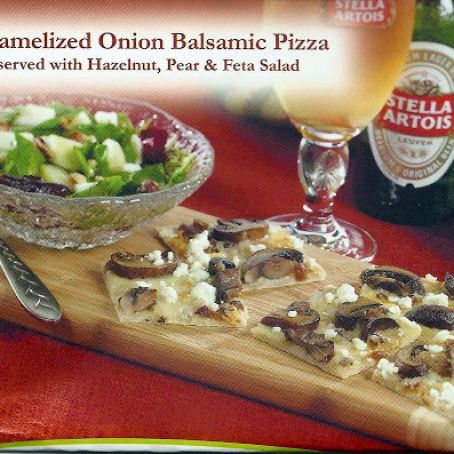 CARMELIZED ONION BALSAMIC PIZZA