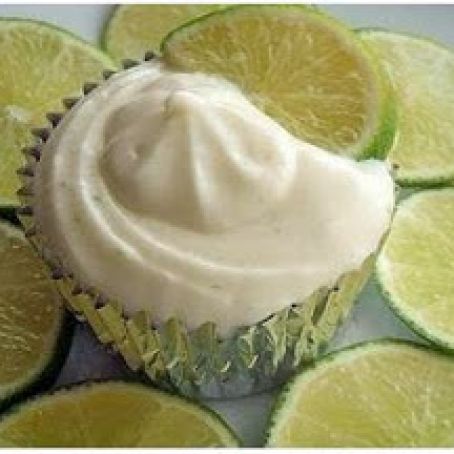 Lime Ginger Cupcakes with Basil Frosting