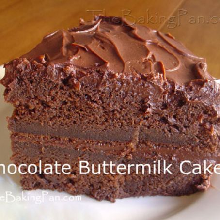 Buttermilk Chocolate Cake - Janet's