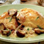 Chicken With White Wine & Cream Sauce