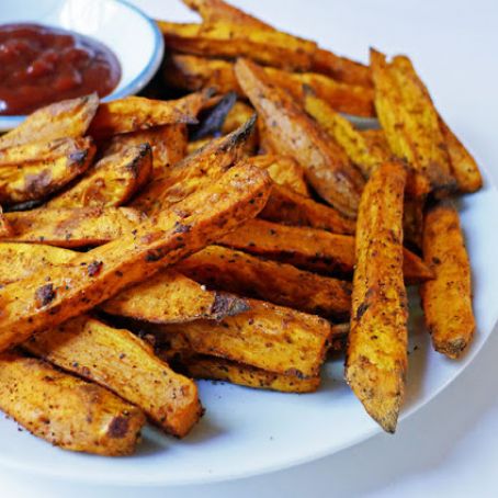 Spiced & Baked Sweet Potato Fries
