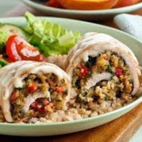 Bruschetta 'n Cheese-Stuffed Chicken Breasts