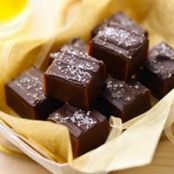 Chocolate-Topped Sea Salt Caramels