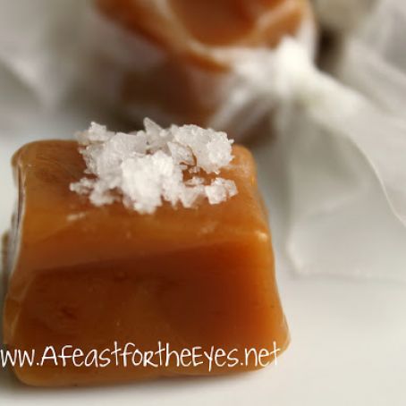 Salted Vanilla Bean Caramels