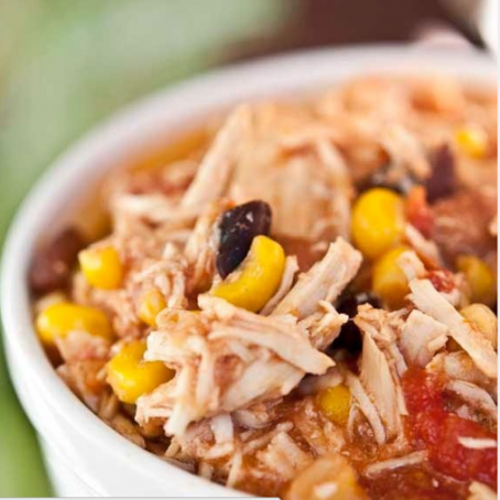Clean Eating Slow Cooker Southwestern 2 Bean Chicken