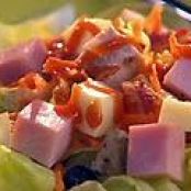 Chefs Salad with Applewood Smoked Bacon Turkey and Tomato-Y French Dressing