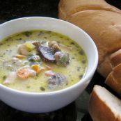 Creamy Chicken and Mushroom Soup
