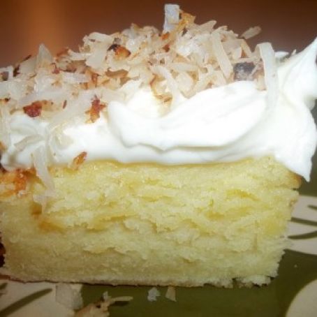 Coconut - Cream Cheese Sheet Cake