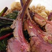 Roast Rack of Lamb with Grain Mustard Crust and Zinfandel Sauce