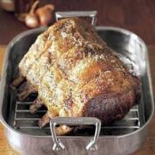 Standing Rib Roast wih Cognac Sauce