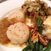 Scallops with White Wine Sauce II