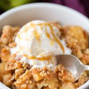 OLD FASHIONED EASY APPLE CRISP