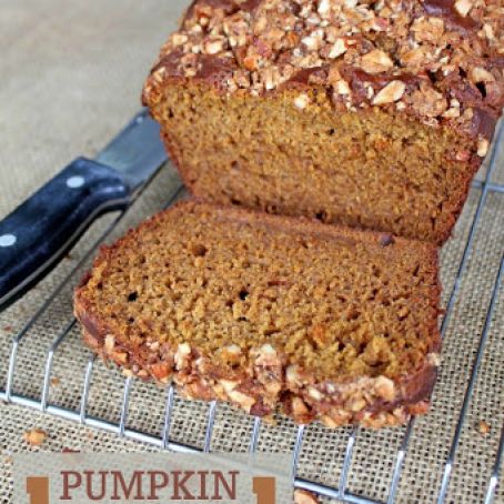 Pumpkin Streusel Bread