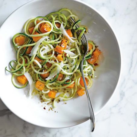 Zucchini Pasta with Butternut Squash