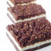 Tuxedo Chocolate Cheesecake Brownies