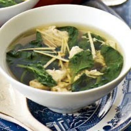 Spinach Egg Drop Soup