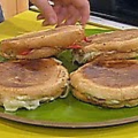 Meatless Muffaletta Panini