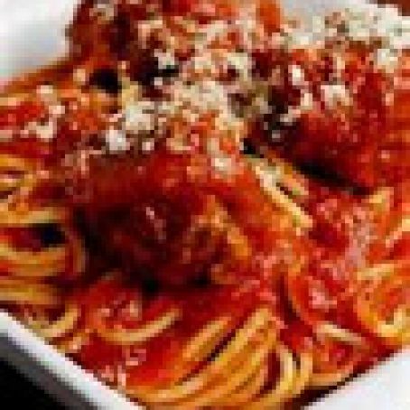Spaghetti w/My Mama's Meatballs