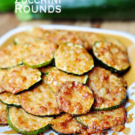 Baked Parmesan Zucchini Rounds