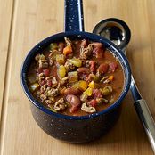 TURKEY,BEAN AND VEGETABLE CHILI