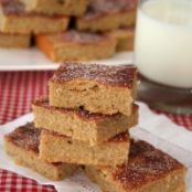 squares - snickerdoodle blondies
