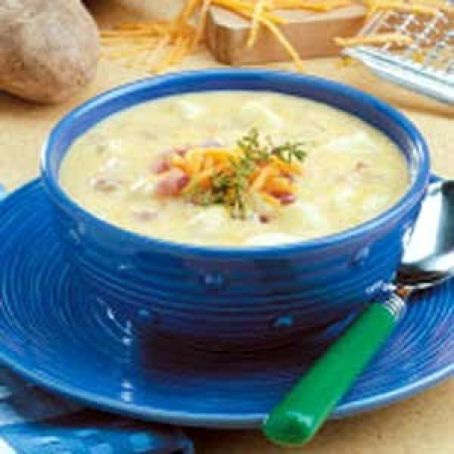 Cheddar Potato Soup Recipe