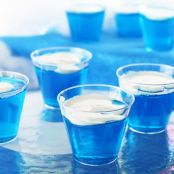 Snow-Capped Blue JELL-O Lakes