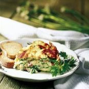 Spinach and Bacon Souffle