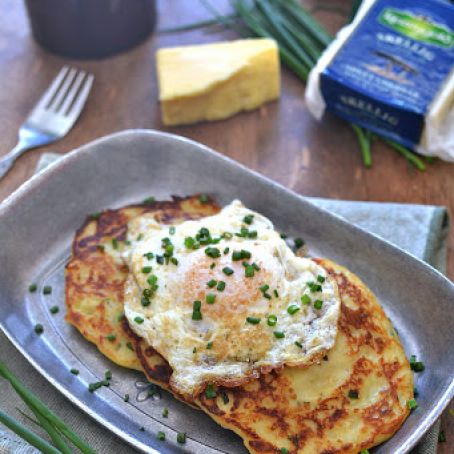 Cheesy Irish Potato Pancakes