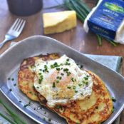 Cheesy Irish Potato Pancakes