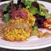 Corn-Crusted Red Snapper Salad