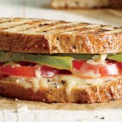 Avocado and Tomato Grilled Cheese Sandwiches
