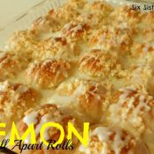 Easy Lemon Pull Apart Rolls