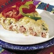 Impossibly Easy Ham 'n Swiss Pie 