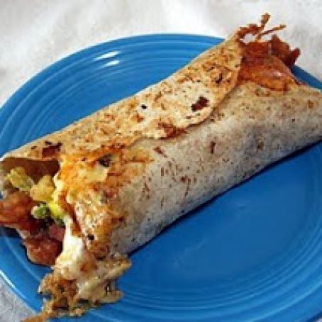 Freezer Bacon Egg and Cheese Breakfast Burritos