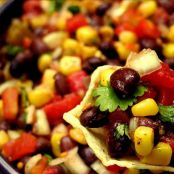 Corn and black bean salsa