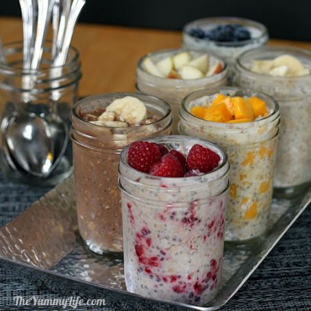 Overnight Maple Pecan Oats in a Jar