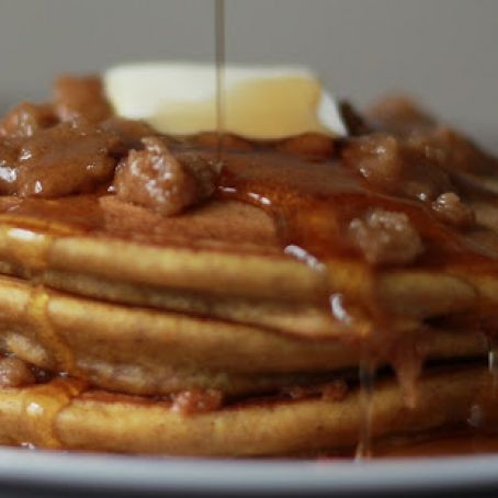 Apple streusel Pancakes