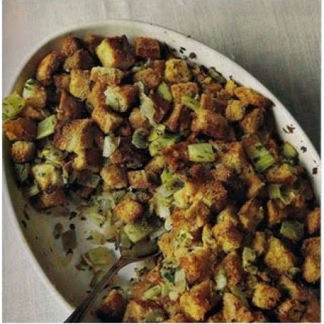 Bread stuffing with fresh herbs