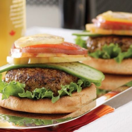 Indian Spiced Turkey Burgers
