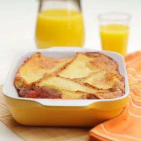 Breakfast Fruit Bread Pudding
