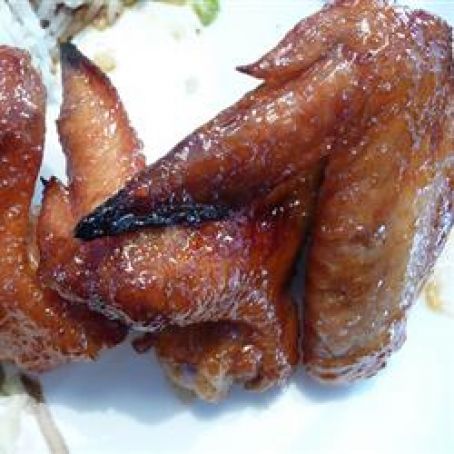 Caramelized chicken wings