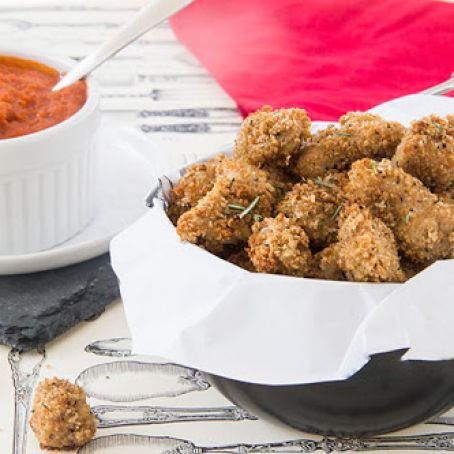 Easy Baked Chicken Parmesan Bites